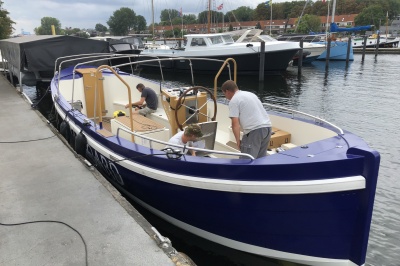 Combi Inboard 10kW watergekoeld voor rondvaartsloep Amsterdam