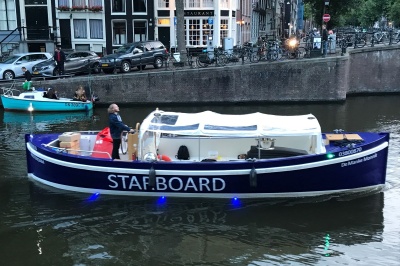 Combi Inboard 10kW watergekoeld voor rondvaartsloep Amsterdam